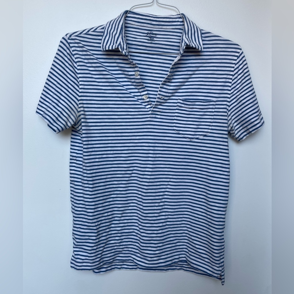 J.Crew Men's Striped Polo Shirt